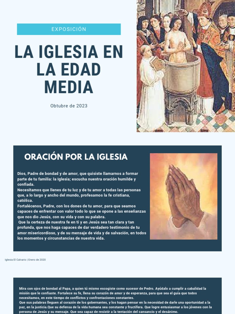 La iglesia en la edad media (1) | PDF | Iglesia Católica | Edades medias