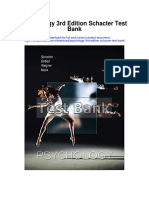 Psychology 3rd Edition Schacter Test Bank