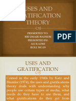 Uses and Gratification Theory