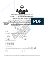 E-CAPS-29 - For CoE (XI) - Mathematics - (Que. - Answer Key)