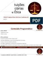 Aula 1 - Instituições Judiciárias - Direito, Justiça e Equidade 2022