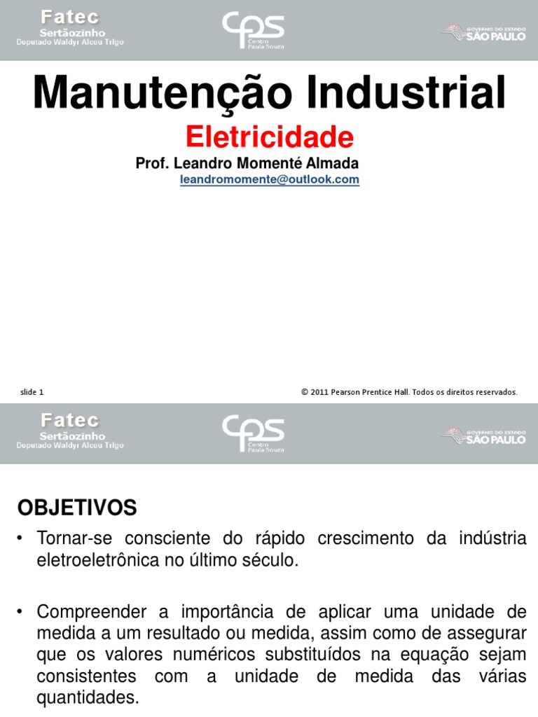 Fundamentos de Eletricidade Industrial | PDF | Rede elétrica | Potência ...