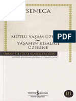 Seneca Mutlu Yaşam Üzerine Yaşamın Kısalığı Üzerine İş Bankası Yayınları