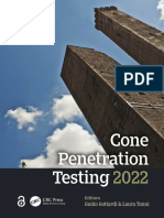 Cone Penetration Testing 2022