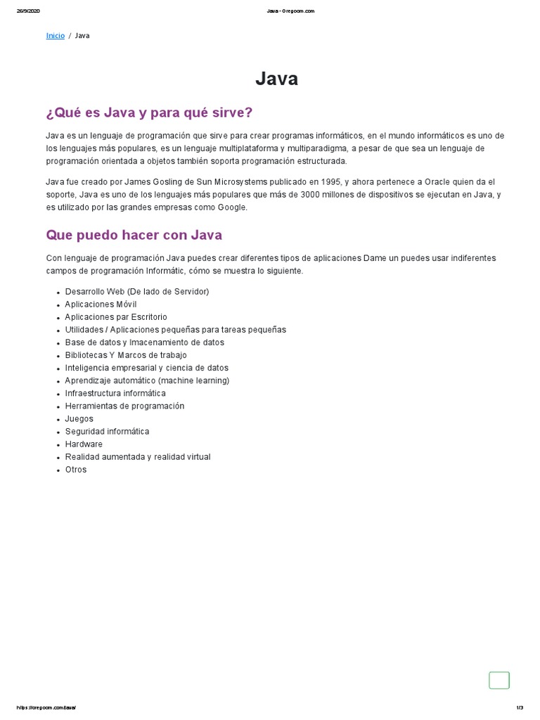 Java+ + | PDF | Java (lenguaje de programación) | Programación de ...