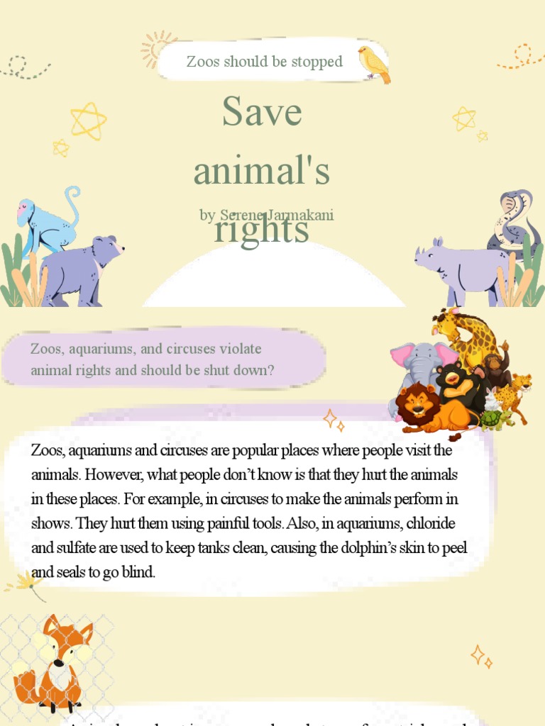 End Animal Cruelty in Zoos and Circuses | PDF | Wellness