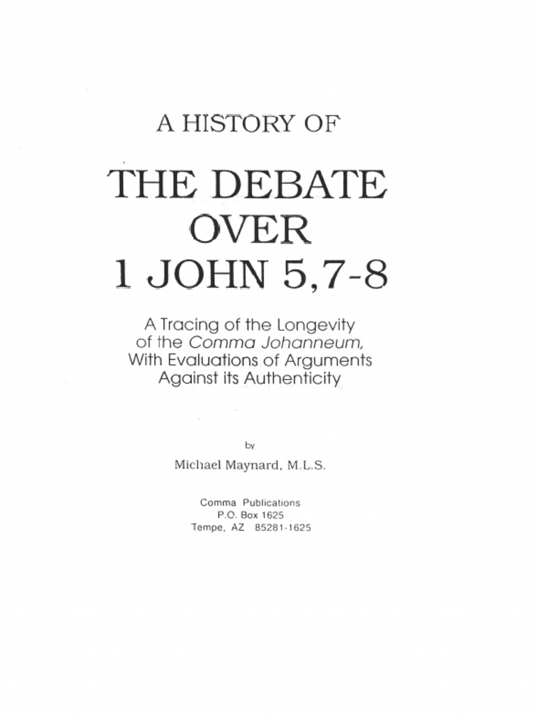 1 John 5 Maynard | PDF