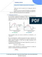 Práctica 8. Descomposición Catalítica Del Peróxido de Hidrógeno