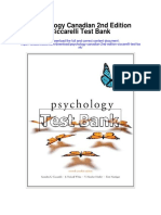 Psychology Canadian 2nd Edition Ciccarelli Test Bank