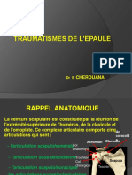 01traumatismes - Epaule Cherouana (Anato, FR Scapula, TRT Et CMPL Luxation)