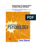 Science of Psychology An Appreciative View 4th Edition King Test Bank
