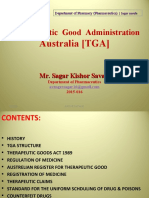Therapeutic Good Administration: Australia (TGA)