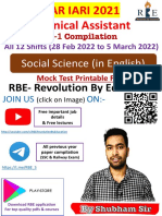 Social Science in EngICAR IARI Technician 2022 Compilation Printable