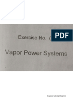 Sheet 1 (Vapor Power Cycle) and Solution