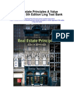 Real Estate Principles A Value Approach 5th Edition Ling Test Bank