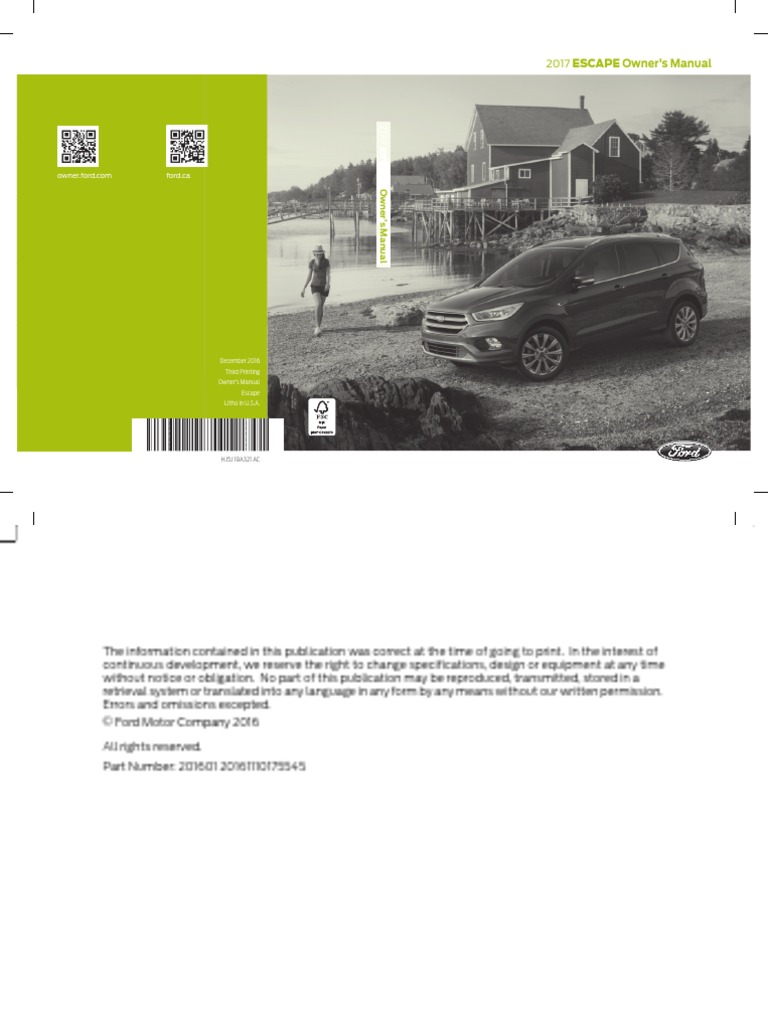 2013 FORD ESCAPE OWNERS MANUAL PDF intelligence overview