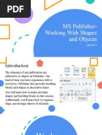 MS Publisher Working With Shapes and Objects 1