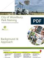 Woodbury Parks Naming Summary