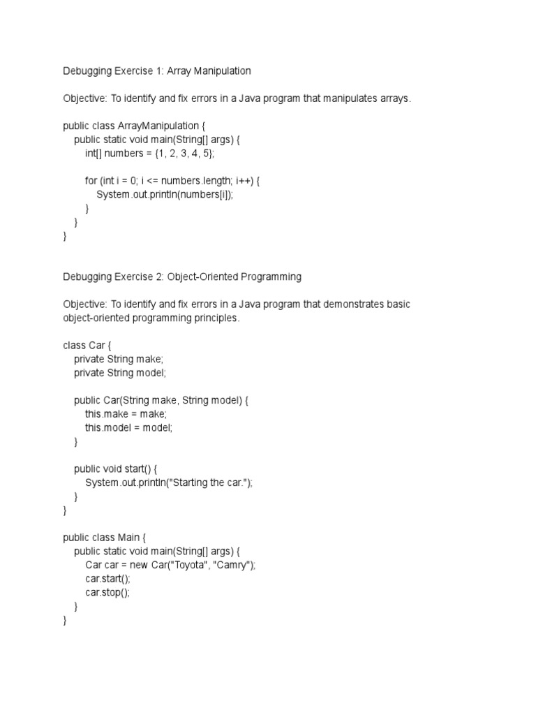 DeBug | PDF