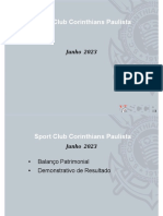 Balancete Patrimonial Corinthians Semestre 2023