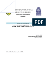 2018 - Comunicación Social