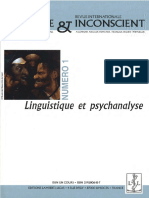 Linguistique Et Psychanalyse