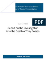 Office of Special Investigation Troy Eames Report