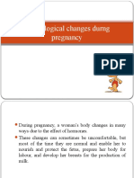 Physiological Changes During Preg