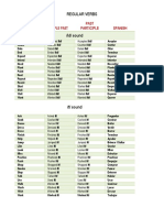 Regular and Irregular Verbs1 4