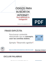 Codigos para Navegar en Internet