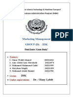 Group D - 2DK - Final Case Study - Marketing Management