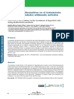 Agricultura: Selección de Alternativas en El Tratamiento de Suelos Degradados Utilizando Métodos Multicriterio