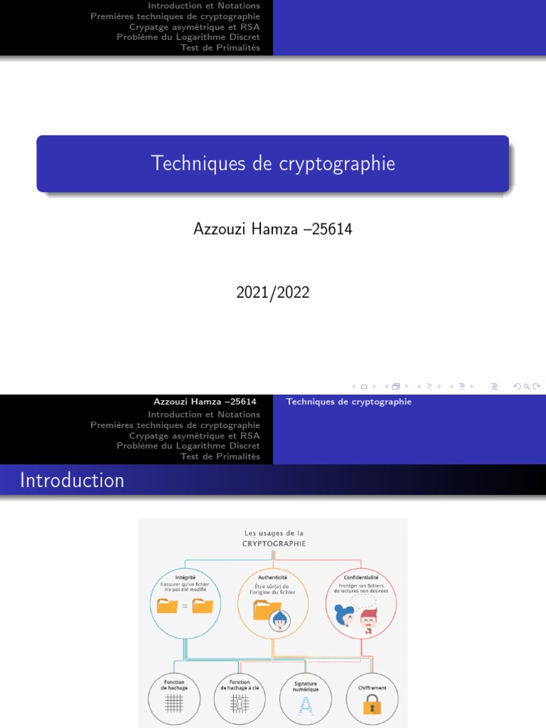 Techniques de Cryptographie Avancées | PDF | Cryptographie | Cryptage