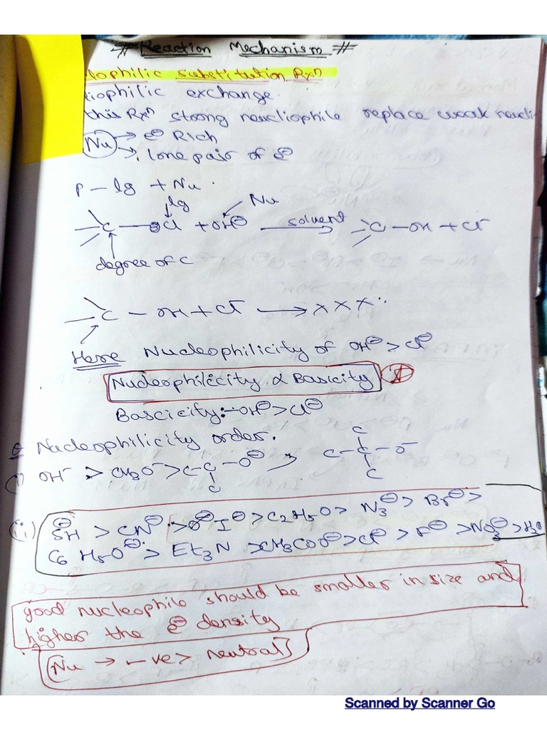 Reaction Mechanism | PDF