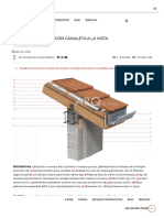 D-2.3.Teja Francesa Con Canaleta A La Vista. - Arq Al Detalle