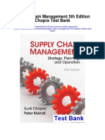 Supply Chain Management 5th Edition Chopra Test Bank