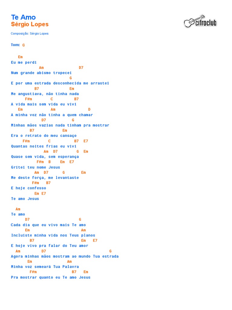 Te Amo | PDF