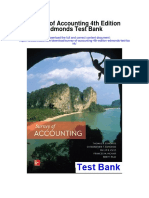 Survey of Accounting 4th Edition Edmonds Test Bank