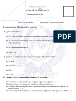 Examen de Agosto Cta Cuarto y Sexto