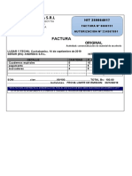 Andrea S.R.L. Factura de Venta