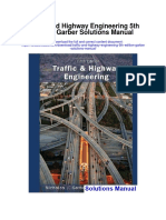 Traffic and Highway Engineering 5th Edition Garber Solutions Manual
