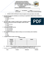 EXAMEN 2do TRIMESTRE CILCO ESCOLAR 2022-2023