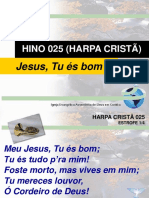025 - Jesus, Tu És Bom
