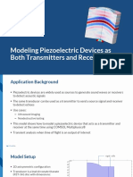 FEM Piezoelectric Transmitter/Receiver