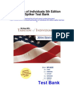 Taxation of Individuals 5th Edition Spilker Test Bank