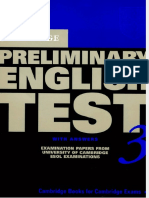 Dokumen - Tips - Preliminary English Test 3 With Answerkey