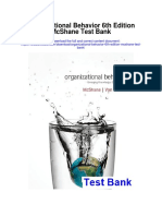 Organizational Behavior 6th Edition Mcshane Test Bank