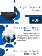 English For Specific Purposes