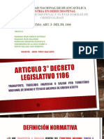 Articulo 3° Decreto Legislativo 1106