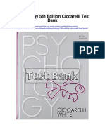 Psychology 5th Edition Ciccarelli Test Bank